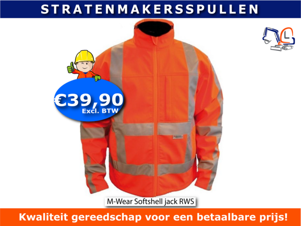 M-Wear Softshell jack RWS op=op
