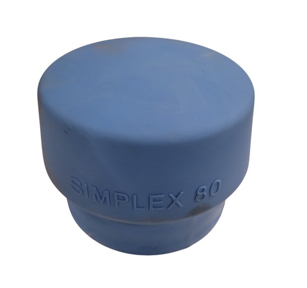 Simplex 60 of 80 rubber hamerdop soft voor kunststofhamer 