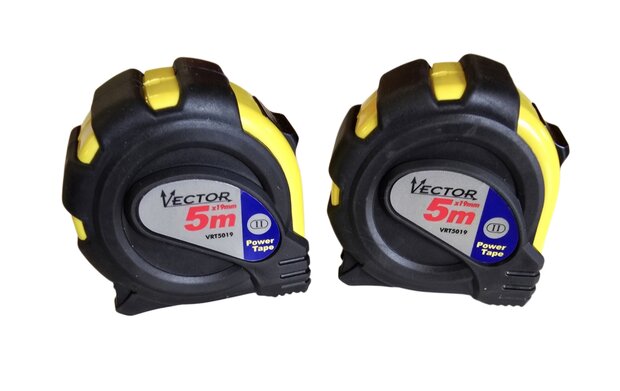 Rolmaat Strama 5m 2 stuks