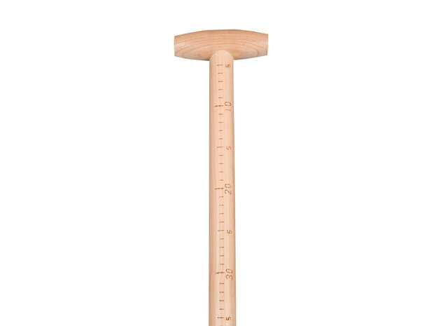 Batssteel Atlas gebogen 110 cm MEETSTEEL met kruk