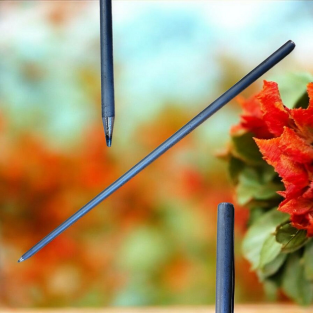 Draadpen zonder kop Strama 80 cm lang 18mm dik blank 4 STUKS 