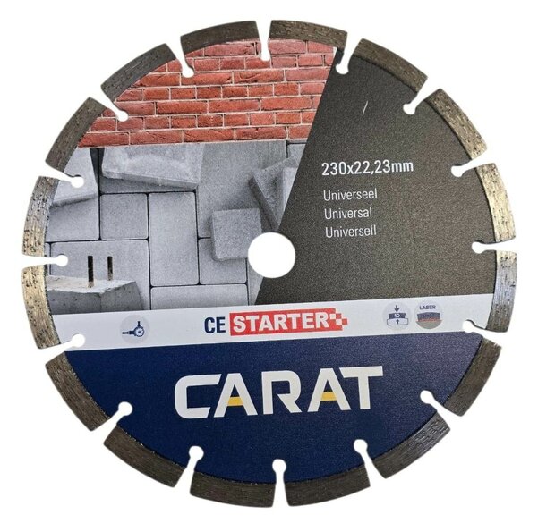 Diamantzaagblad Carat universeel 230 Starter CES2303000