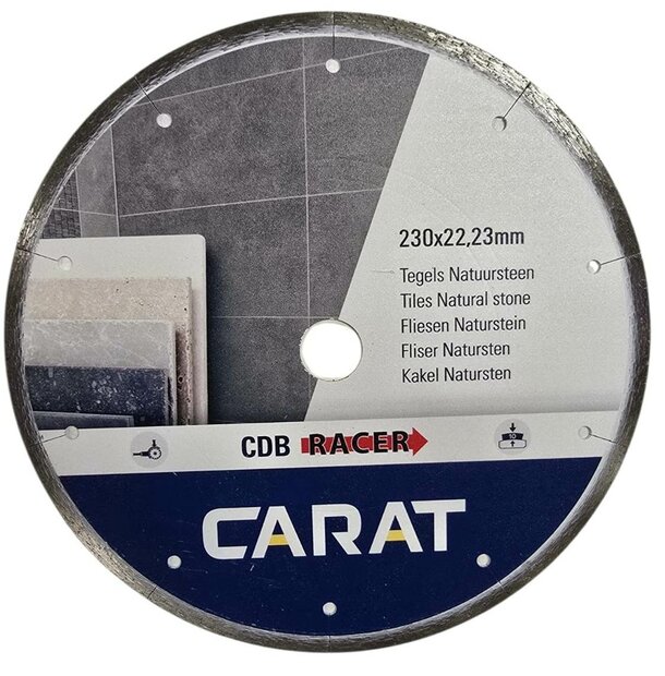 Diamantzaagblad 230 Carat keramische tegels - natuursteen slijptol RACER