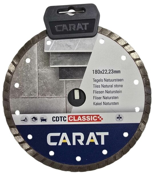 Diamantzaagblad voor Tegels keramische - natuursteen Carat Handtegelzaagmachine TC-1800