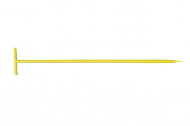 Draadpen Orit geel T-kop (80cm) 