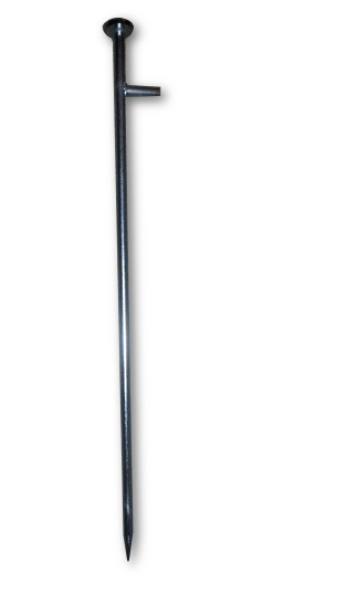 Draadpen haakse kop Strama 80 cm verzinkt 