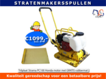 Trilplaat-Strama-PC100-Honda-motor