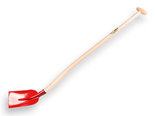 Schop-met-dubbel-extra-gebogen-steel-110-cm-Rood