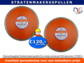 Diamantzaagblad-Stratenmakersspullen-Eco-oranje-universeel-350-doorsnee-2-STUKS