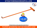 Puthaak-Strama-oranje-gepoedercoated-59cm-NIEUW!